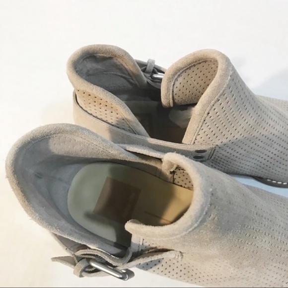 DOLCE VITA Simon Suede Perforated Booties - Picture 7 of 12